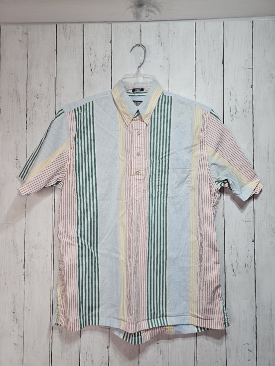 reyn spooner Other - Reyn Spooner Phil Edwards Striped Cotton Popover Shirt Men's Size Medium.